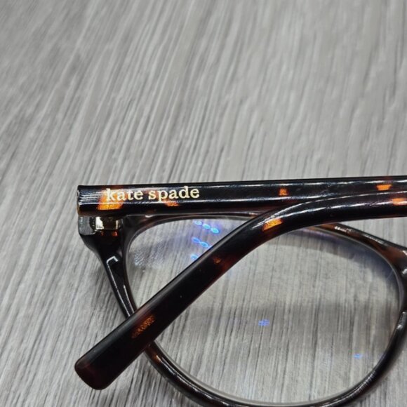 Kate Spade Eyeglasses Flower Pattern KS Roanne 086 Dark Havana Cat-Eye 54mm - Picture 6 of 6